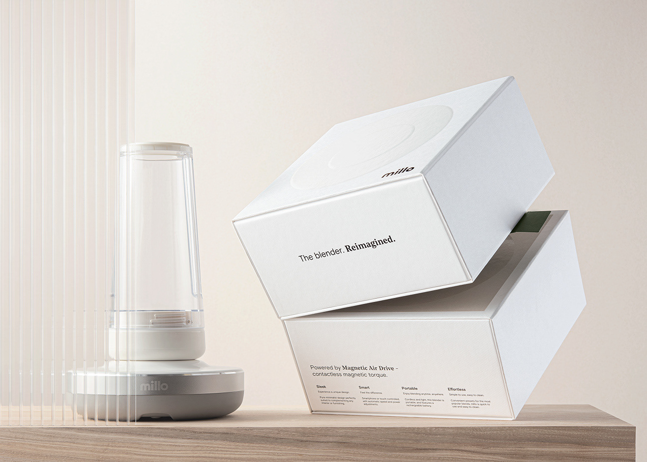 Millo smart blender packaging